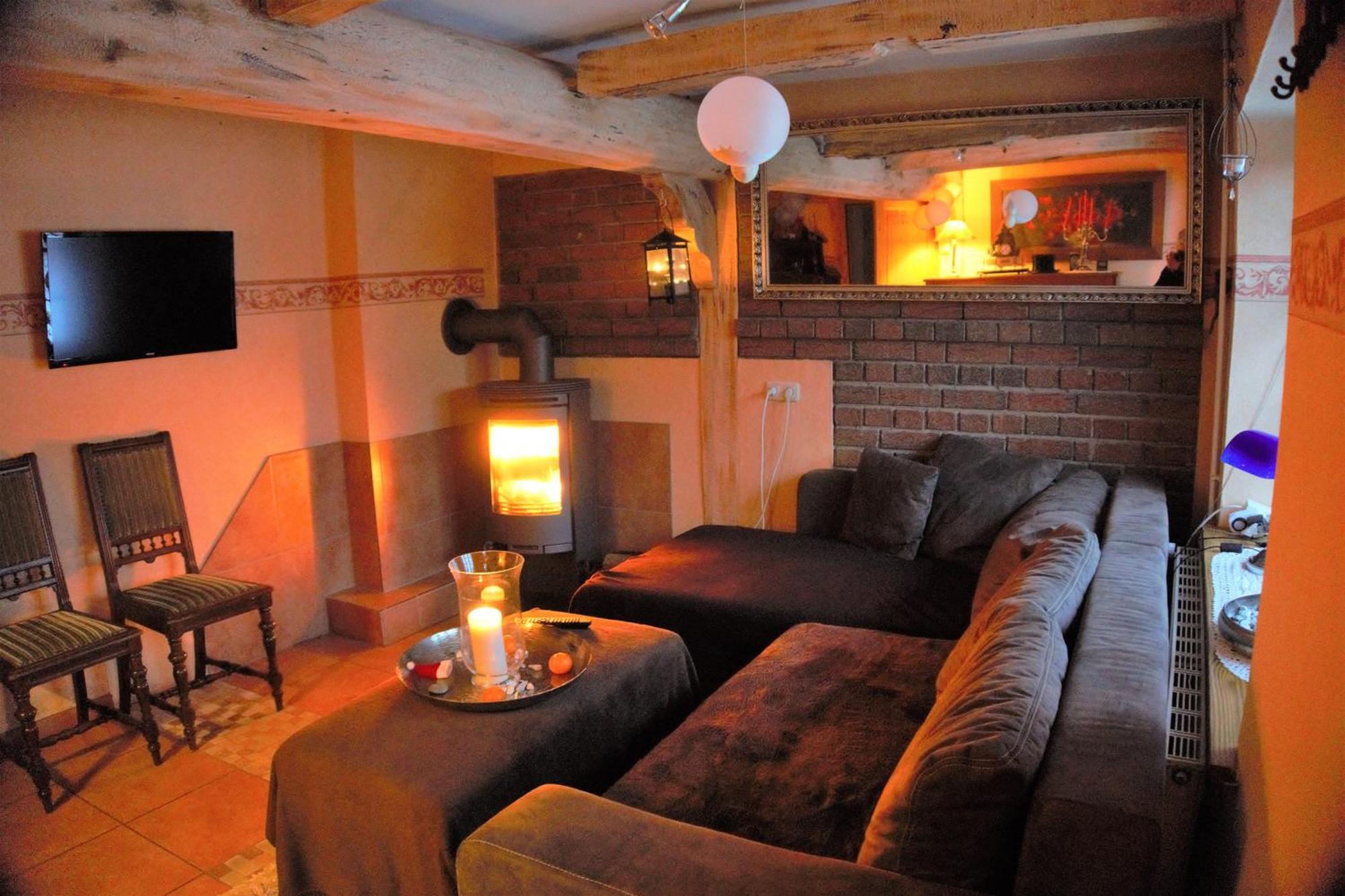 Altes Landhaus Oste, Klavier Appartement, 2 Zimmer Mit Kamin Hemmoor المظهر الخارجي الصورة