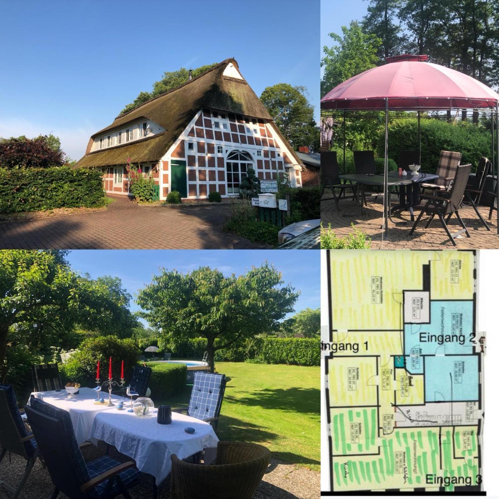 Altes Landhaus Oste, Klavier Appartement, 2 Zimmer Mit Kamin Hemmoor المظهر الخارجي الصورة